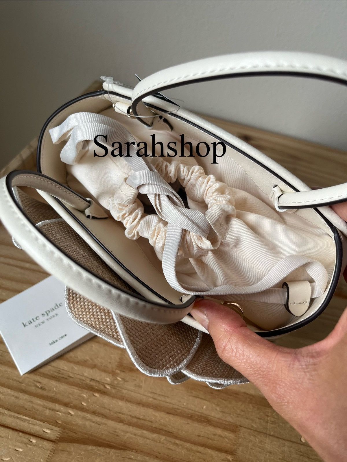 Kate Spade Kate Spade Flora 3D Rose Straw Crossbody Size ONE SIZE - 11 Thumbnail