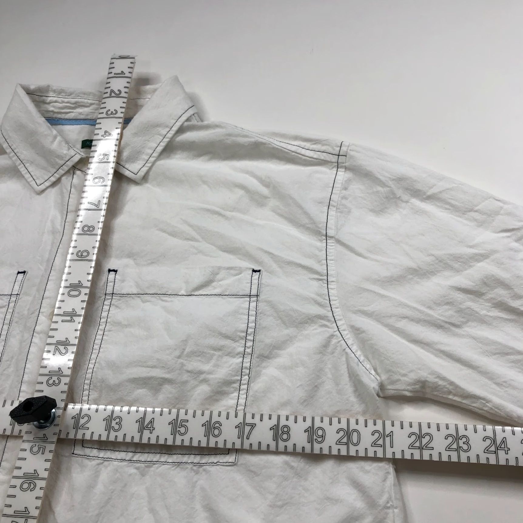 Scotch & Soda Scotch & Soda Shirt XS White Cotton Long Sleeve Button-Up Women's Cropped Shirt XS White Size XS / US 0-2 / IT 36-38 - 5 Thumbnail