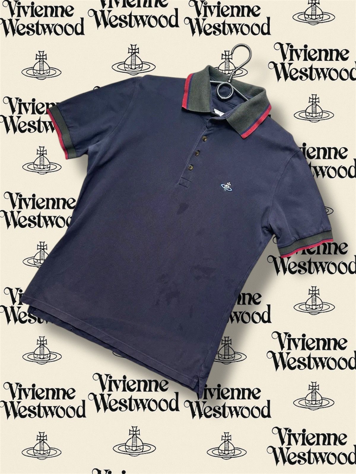 Vivienne Westwood Vintage Vivienne Westwood distressed polo size L logo Size US L / EU 52-54 / 3 - 1 Thumbnail