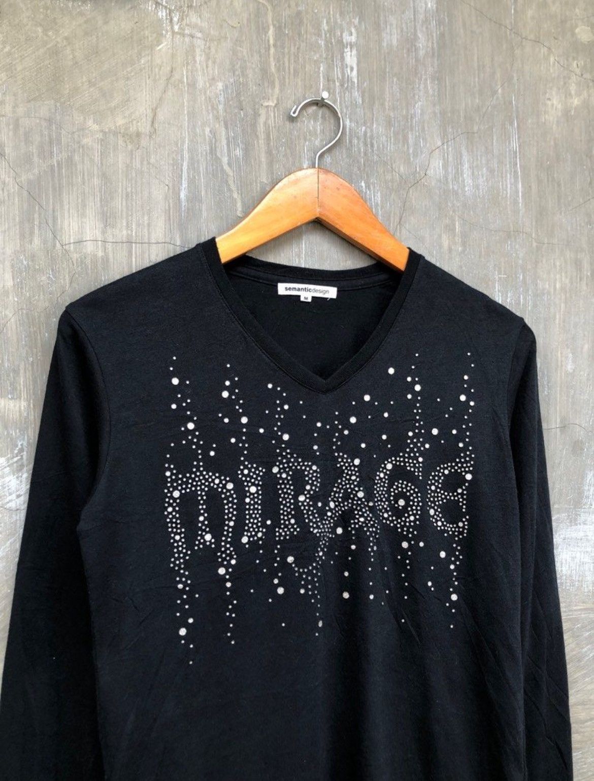 Japanese Brand × semanticdesign Semantic Design V neck Longsleeve T shirt Size US M / EU 48-50 / 2 - 2 Thumbnail