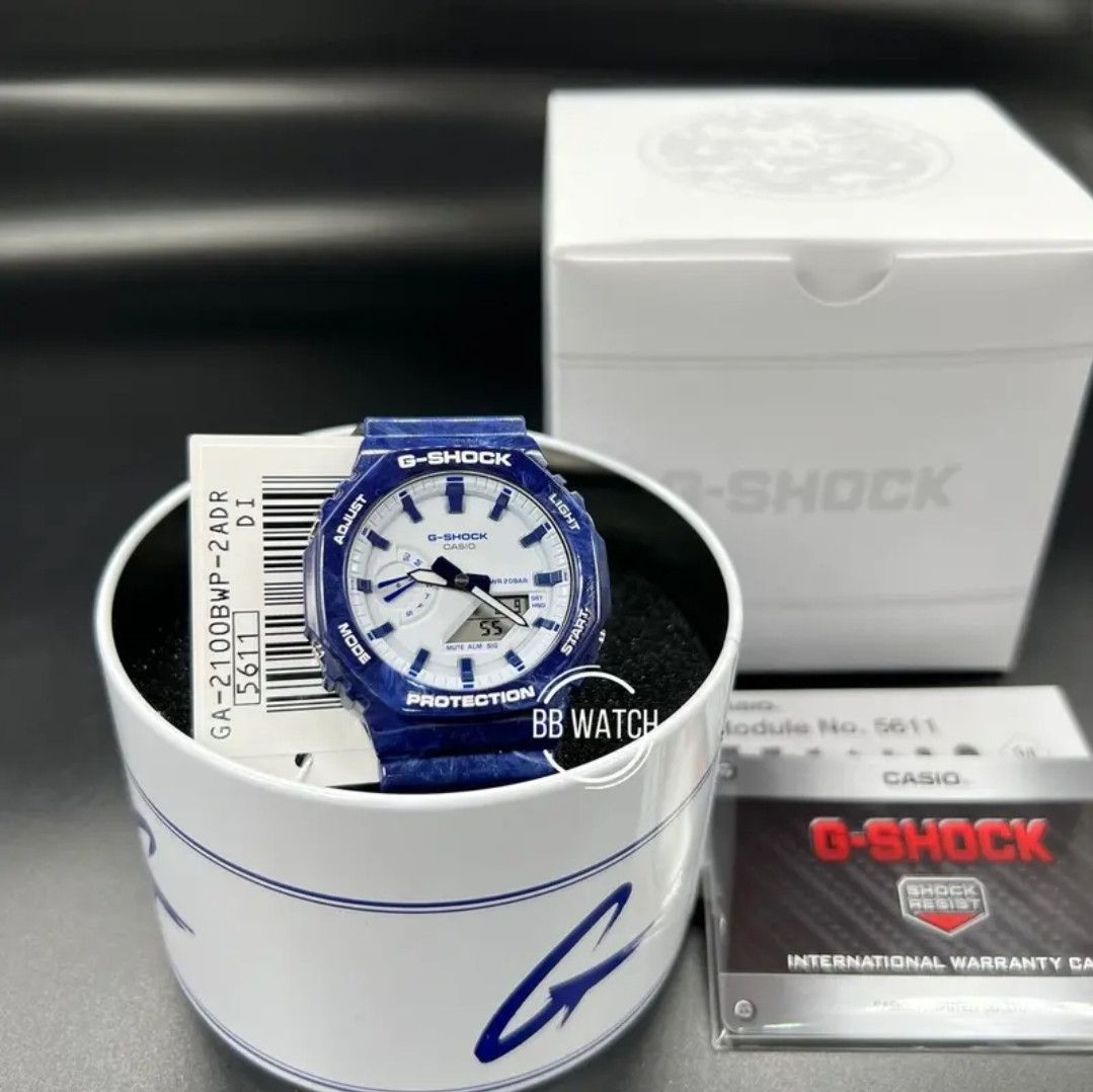 Casio Casio G Shock GA-2100BWP-2ADR Size ONE SIZE - 1 Thumbnail