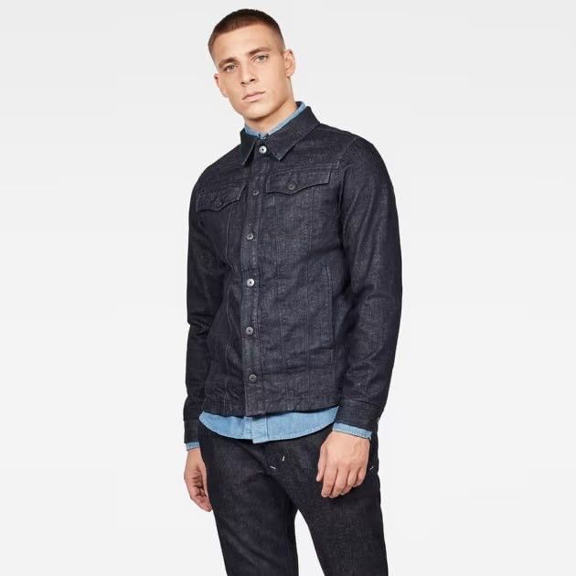 G-Star G Star Raw 3301 Lining Overshirt Blue Denim Vintage Jacket Size US S / EU 44-46 / 1 - 2 Thumbnail