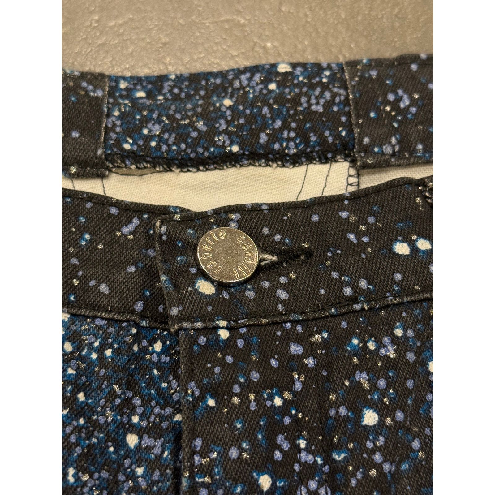 Roberto Cavalli 2000s Roberto Cavalli galaxy stars pants Size 33" - 4 Thumbnail