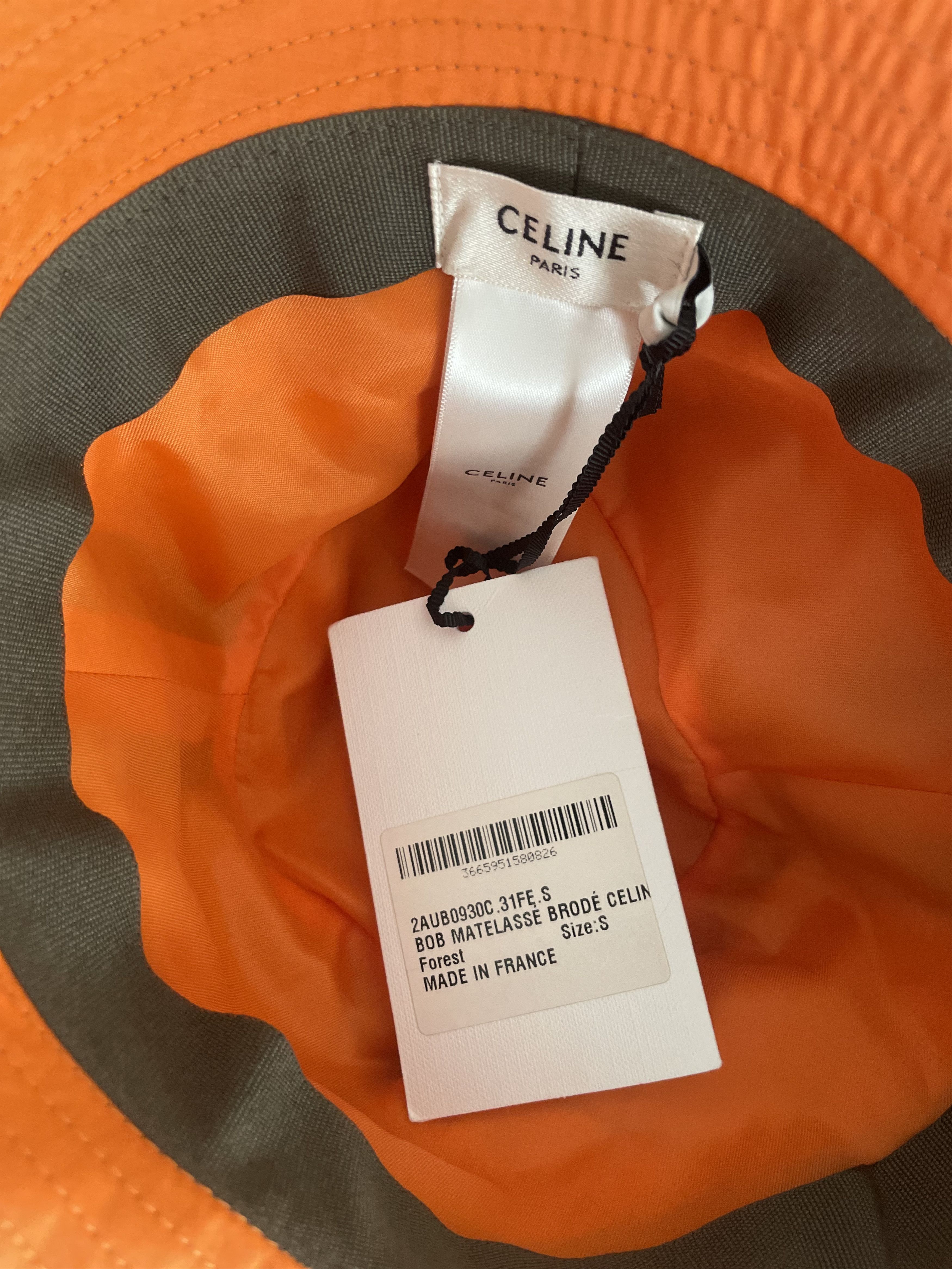 Celine Celine bucket hat (forest green, size small) Size ONE SIZE - 3 Thumbnail