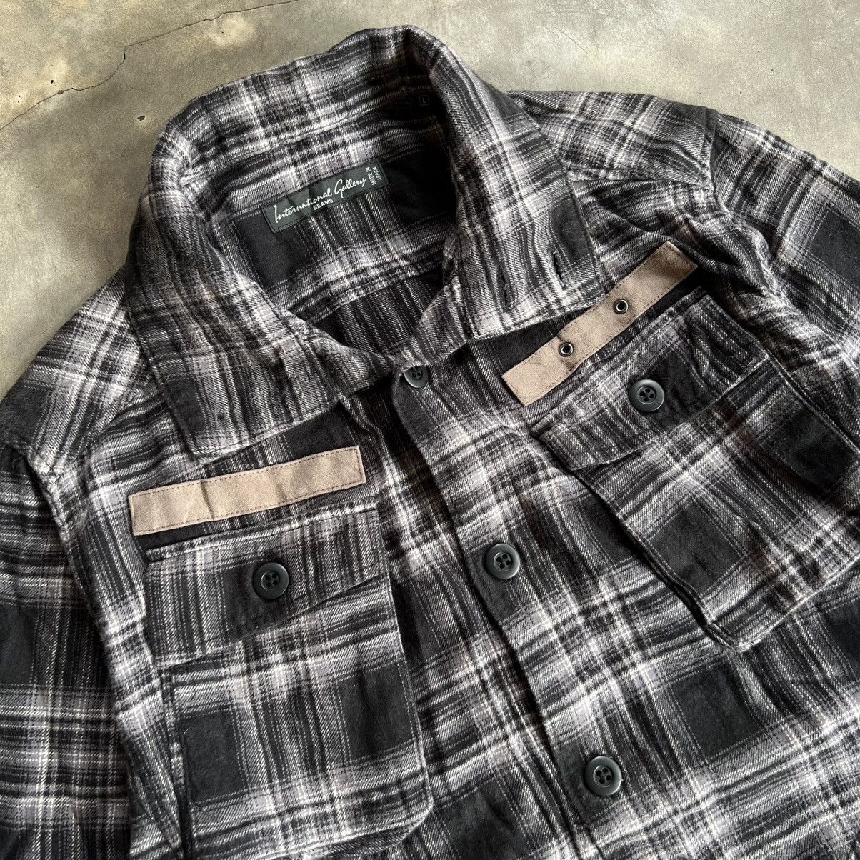 Beams Japan International Gallery Beams Millitary Flannel Shirt Size US L / EU 52-54 / 3 - 3 Thumbnail