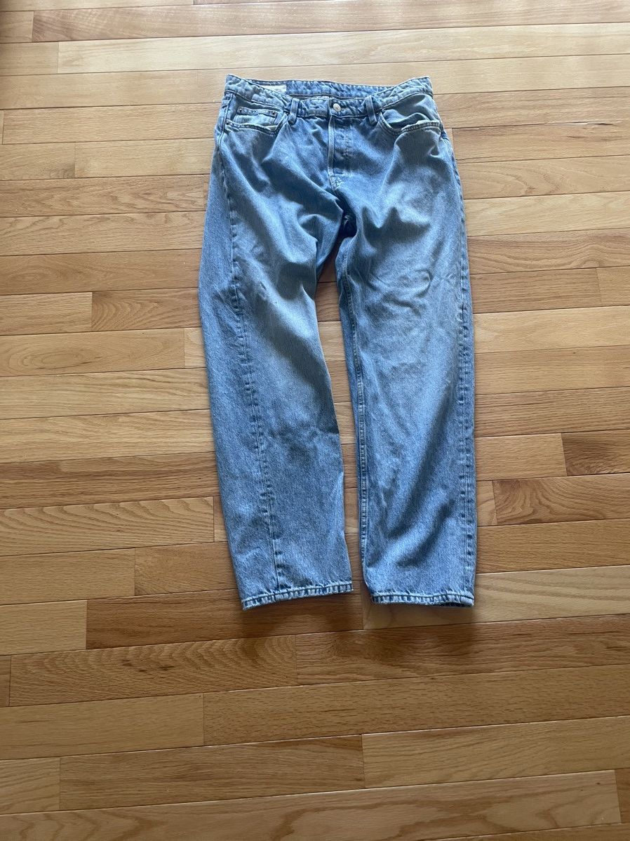 Zara Blue straight y2k jeans Size US 34 / EU 50 - 1 Thumbnail