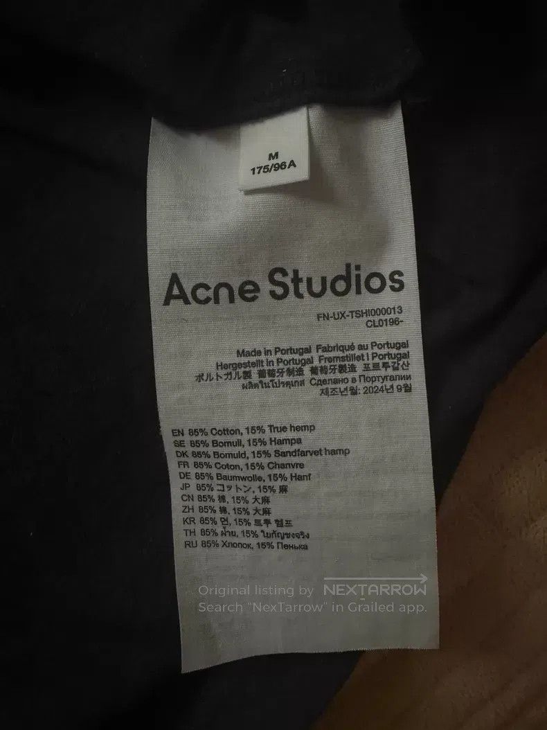 Acne Studios Acne Studios 1996 Series Short Sleeve, Black Size M / US 6-8 / IT 42-44 - 3 Thumbnail