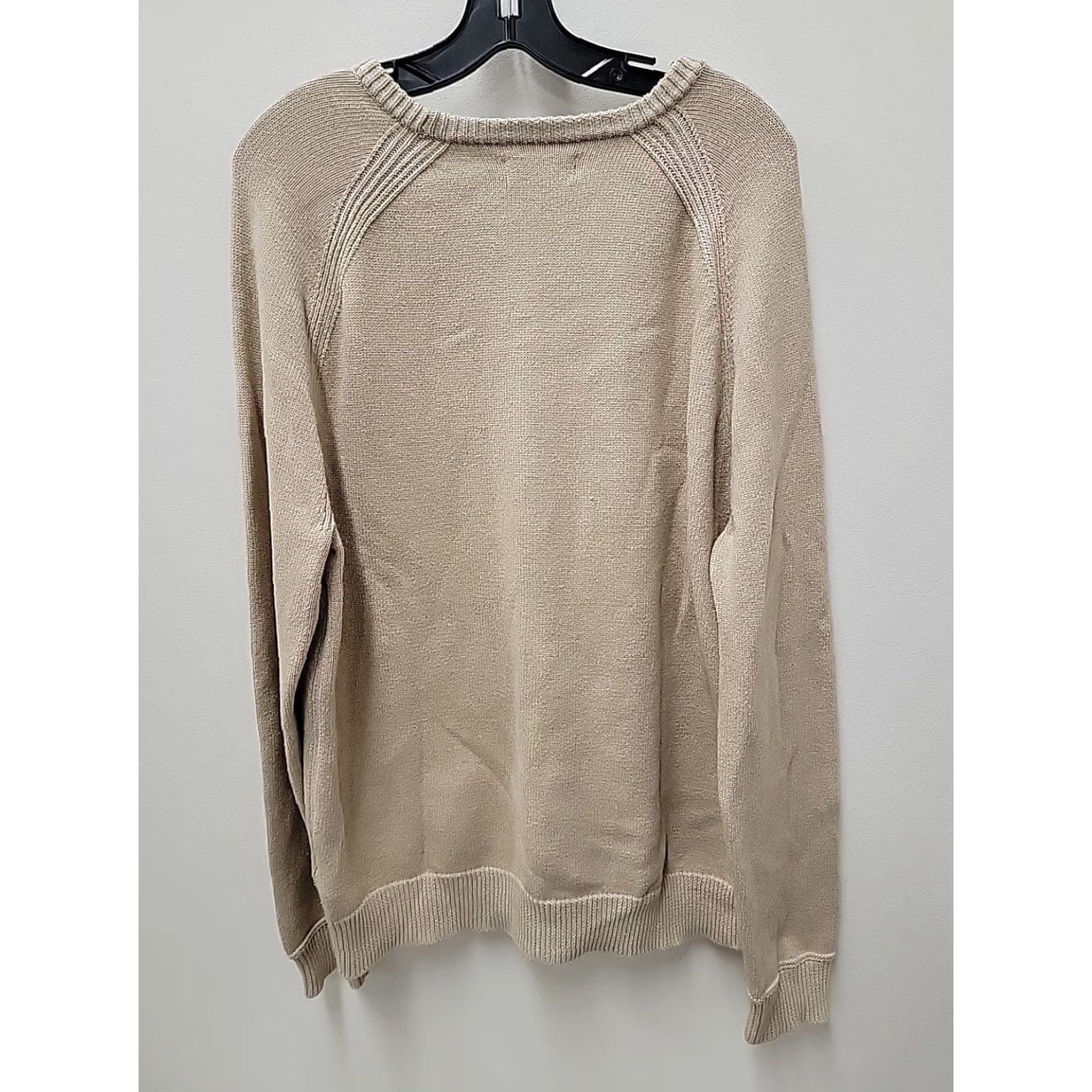 Polo Ralph Lauren Polo Ralph Lauren Mens Beige Pullover Sweater Sz L Long Sleeve Pony Size US L / EU 52-54 / 3 - 6 Thumbnail