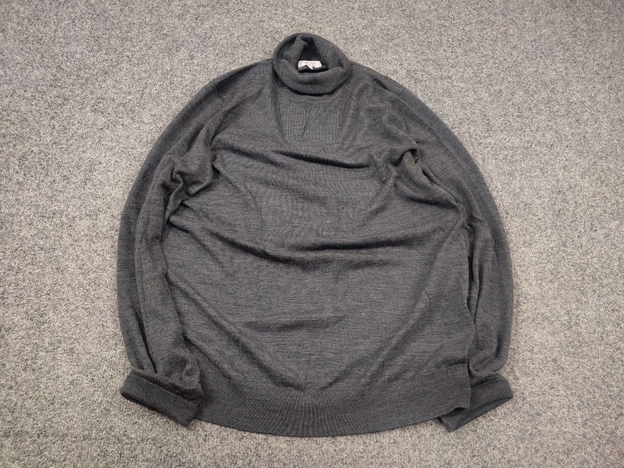 Reiss Reiss merino wool light gray Roll Neck knit Jumper Sweater Size US L / EU 52-54 / 3 - 3 Thumbnail