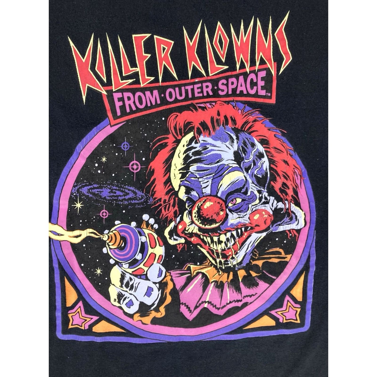 Vintage Killer Klowns From Outer Space Movie Graphic T-shirt Women Medium Black Size M / US 6-8 / IT 42-44 - 2 Thumbnail