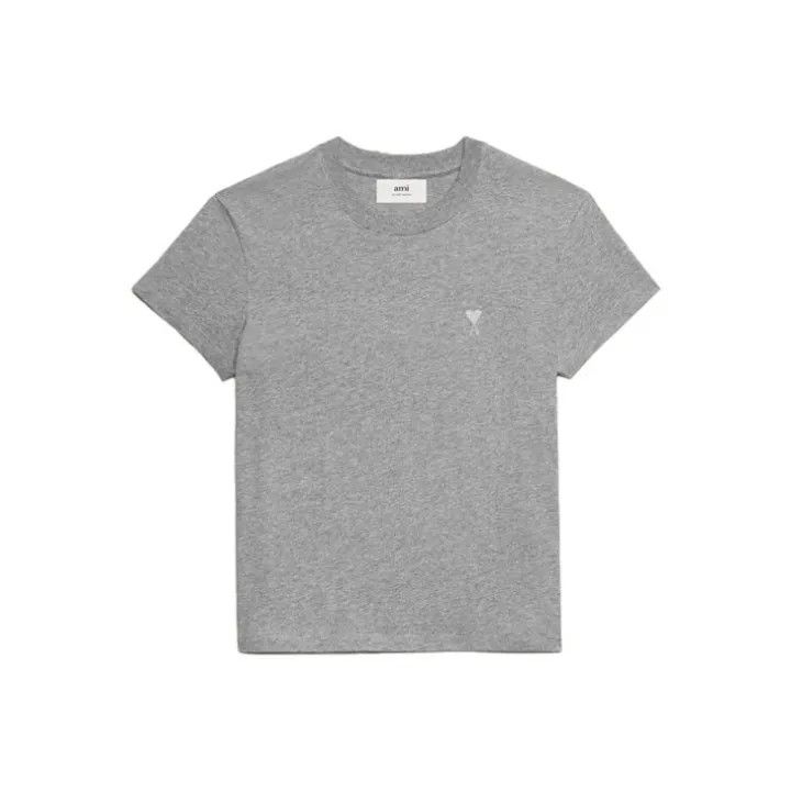AMI AMI Casual Cotton Heart Embroidery T-Shirt 0079 Size US XL / EU 56 / 4 - 1 Thumbnail