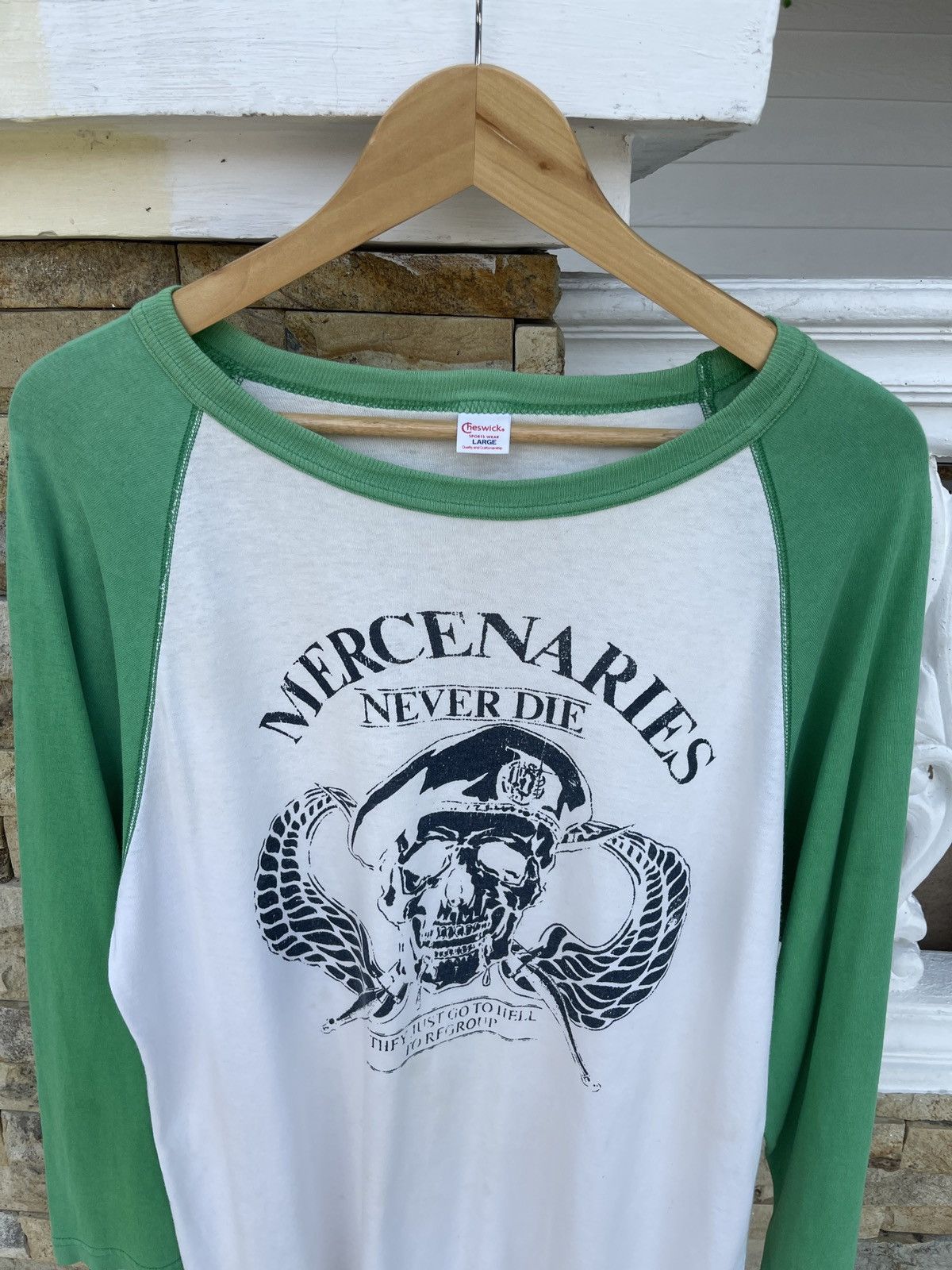 Sugar Cane Rare🔥Vtg Cheswick By Sugar Cane 3quarter T-Shirt Size US L / EU 52-54 / 3 - 6 Thumbnail