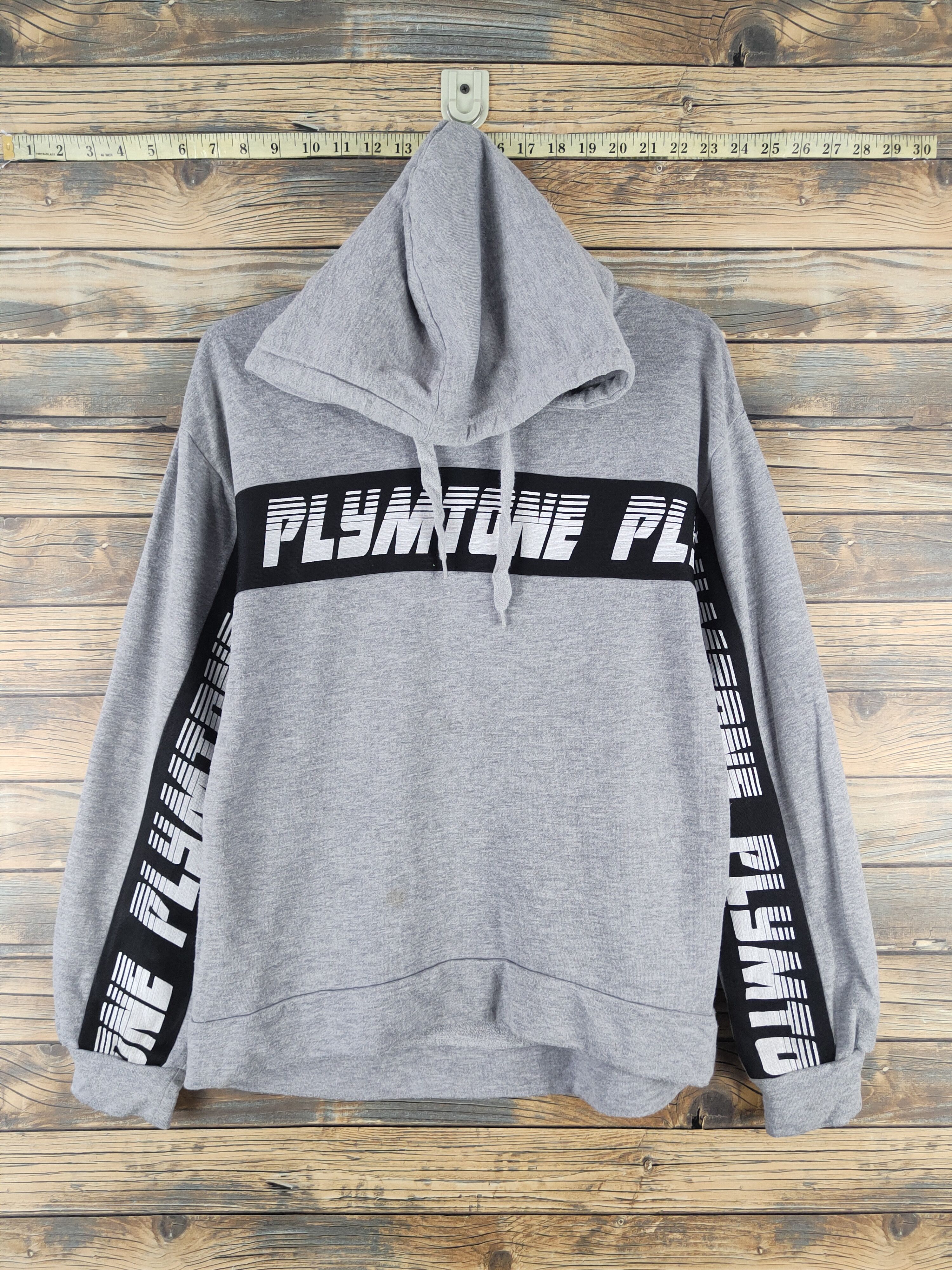 Japanese Brand DL Plymtone Gray Hoodie Sweatshirts #2729 Size M / US 6-8 / IT 42-44 - 1 Thumbnail