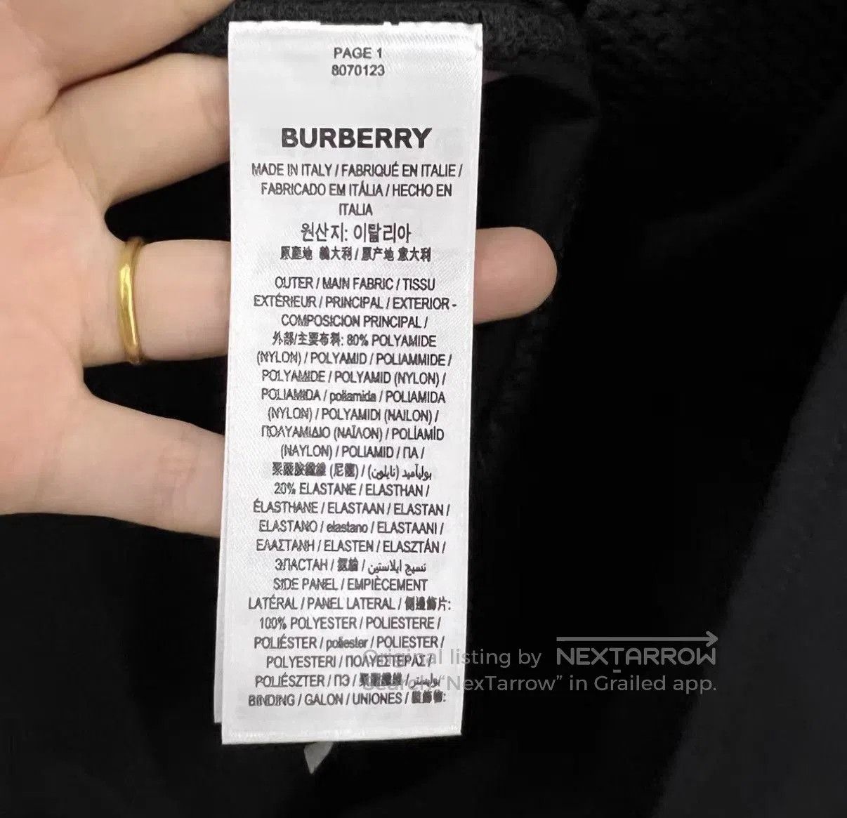 Burberry Black Long-Sleeve Button-Up Shirt. Size US XXL / EU 58 / 5 - 3 Thumbnail