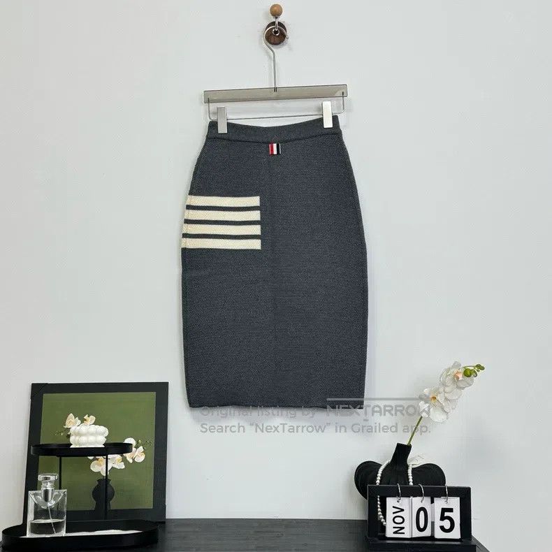 Thom Browne Thom Browne Knit wool half skirt Size 26" / US 2 / IT 38 - 5 Thumbnail