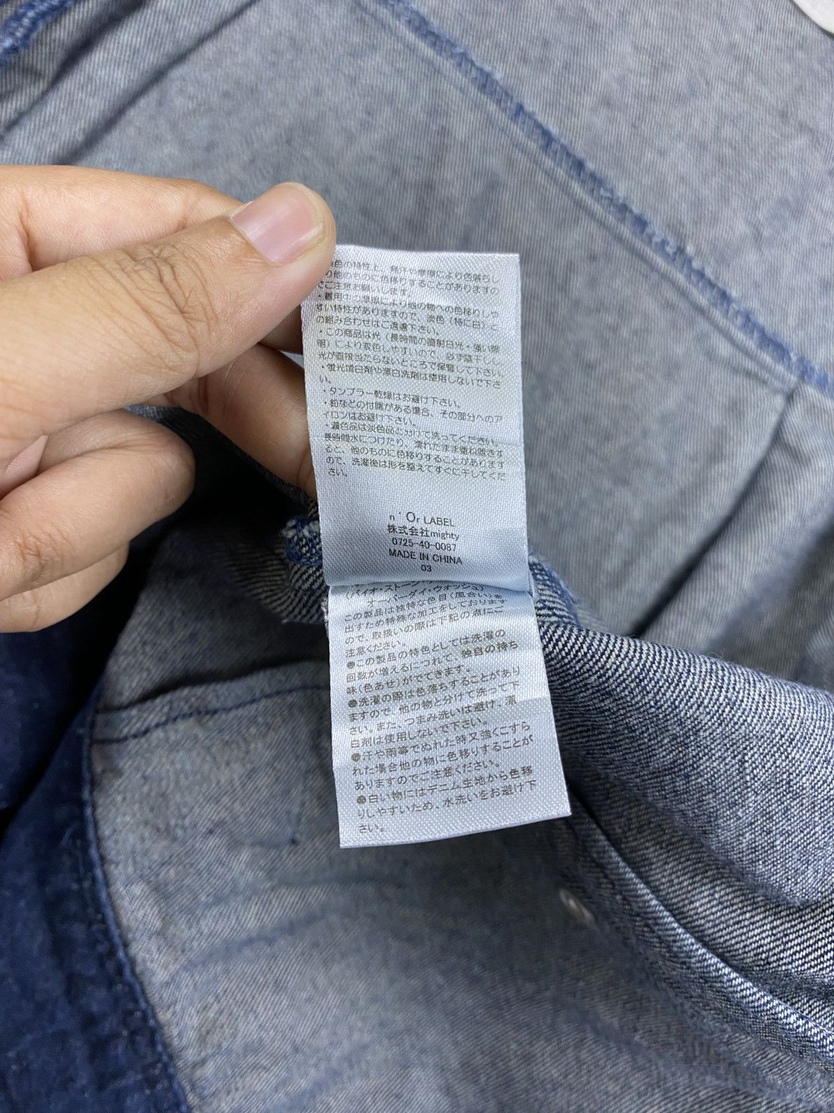 Japanese Brand Vintage N’or Label Double Collar Denim Jacket Size US L / EU 52-54 / 3 - 11 Thumbnail