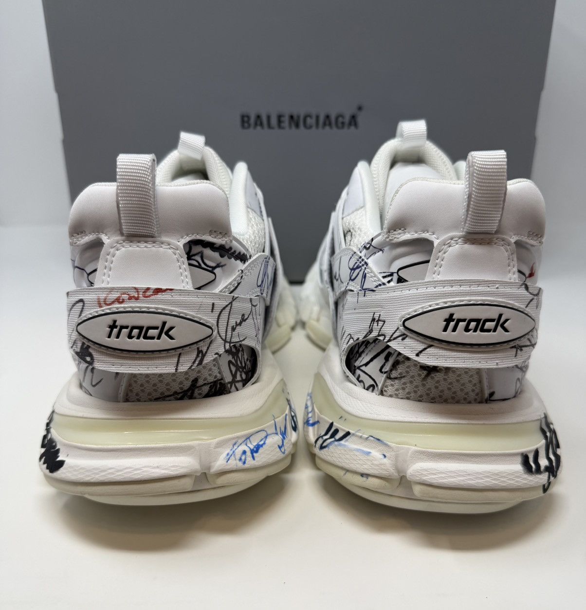Balenciaga Balenciaga Track Autographed Sneaker White Size US 13 / EU 46 - 5 Thumbnail
