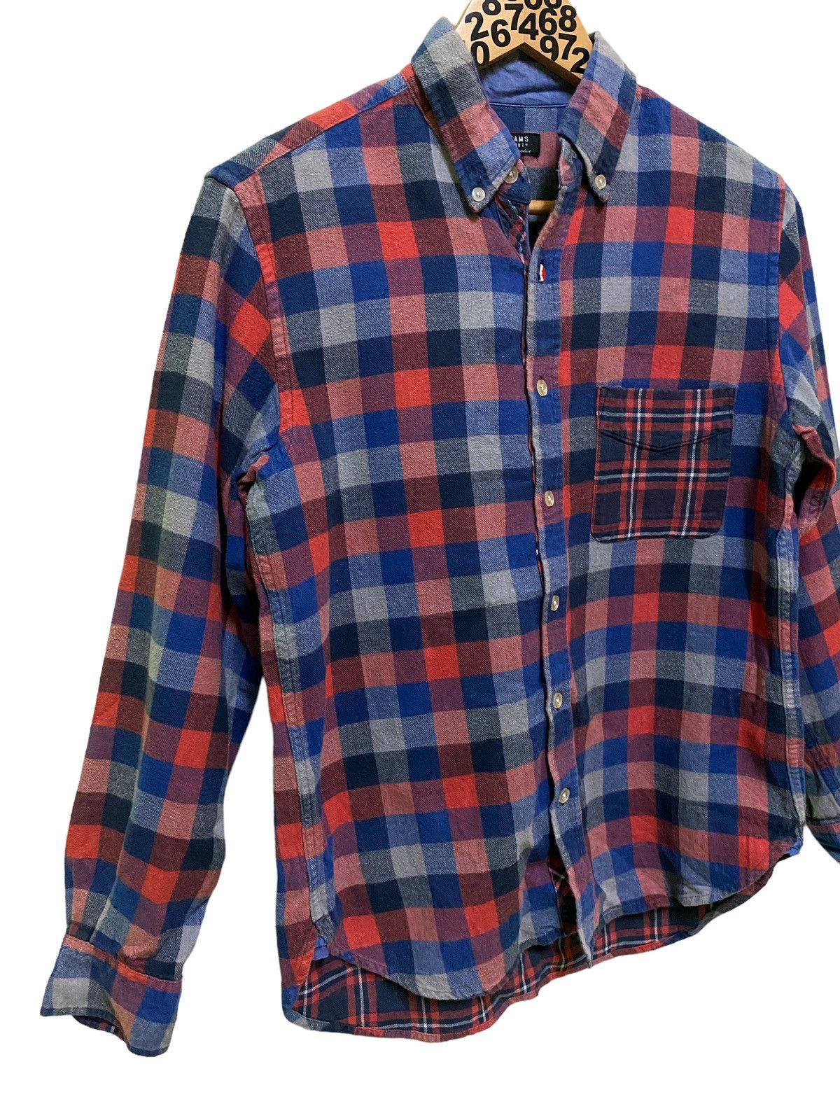 Designer × Japanese Brand × Vintage Beams Hearts Flannel Shirt Size US S / EU 44-46 / 1 - 4 Thumbnail