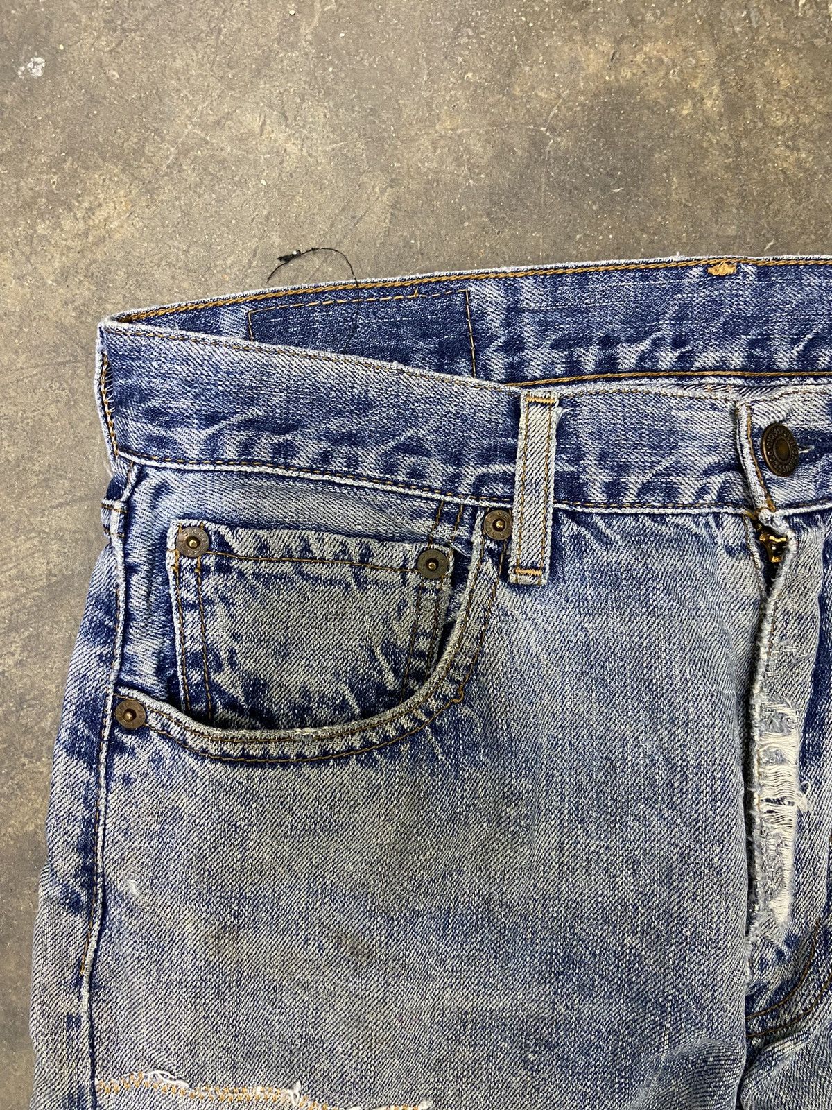 Levi's Vintage Levis jeans 512 patch work Size US 30 / EU 46 - 4 Thumbnail