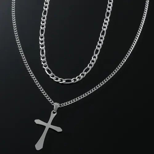 Other Cross Matchless STEAL! Y2K Chains Necklace Chain Size ONE SIZE - 2 Thumbnail
