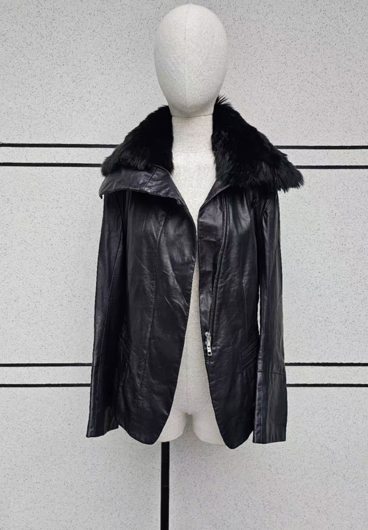 Ann Demeulemeester Ann demeulemeester leather coat, jacket Size S / US 4 / IT 40 - 4 Thumbnail