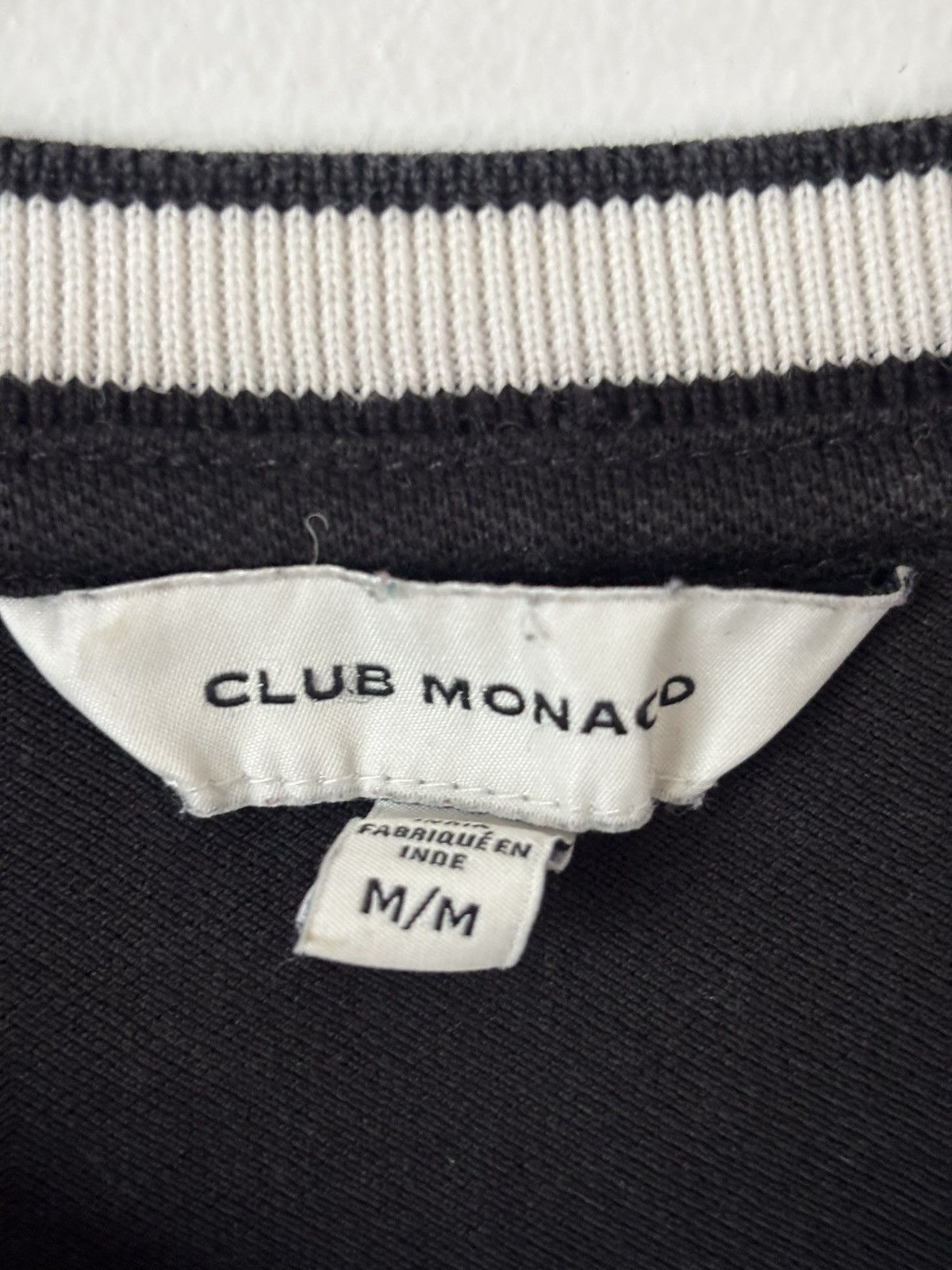 Club Monaco Club Monaco Black Contrast Trim Pocket T-Shirt Size M Size US M / EU 48-50 / 2 - 4 Thumbnail