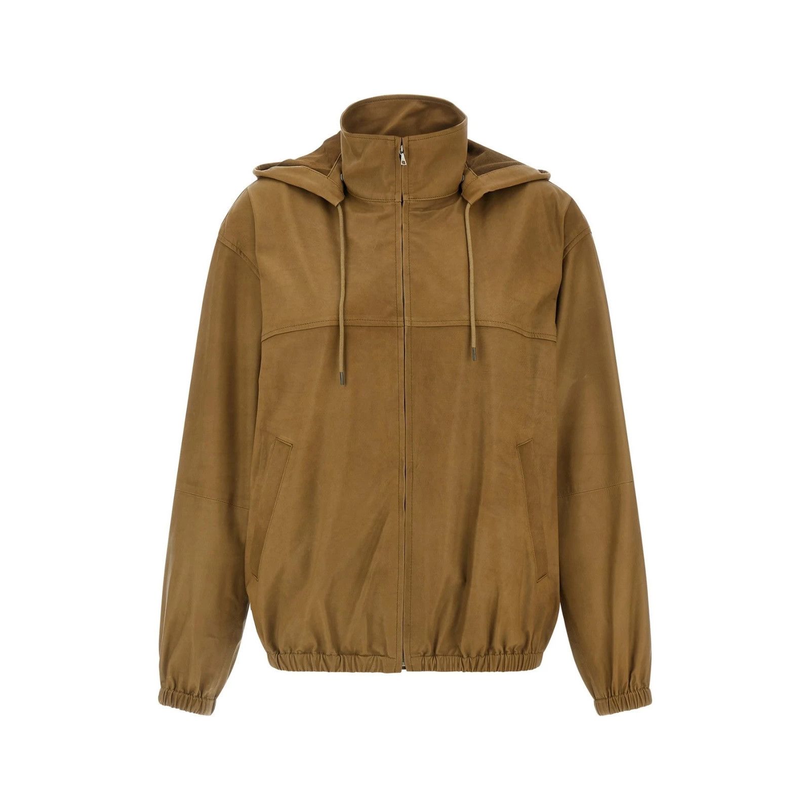 Auralee Auralee Ultra Thin Brown Leather Jacket New & Authentic (Wom Size M / US 6-8 / IT 42-44 - 1 Thumbnail