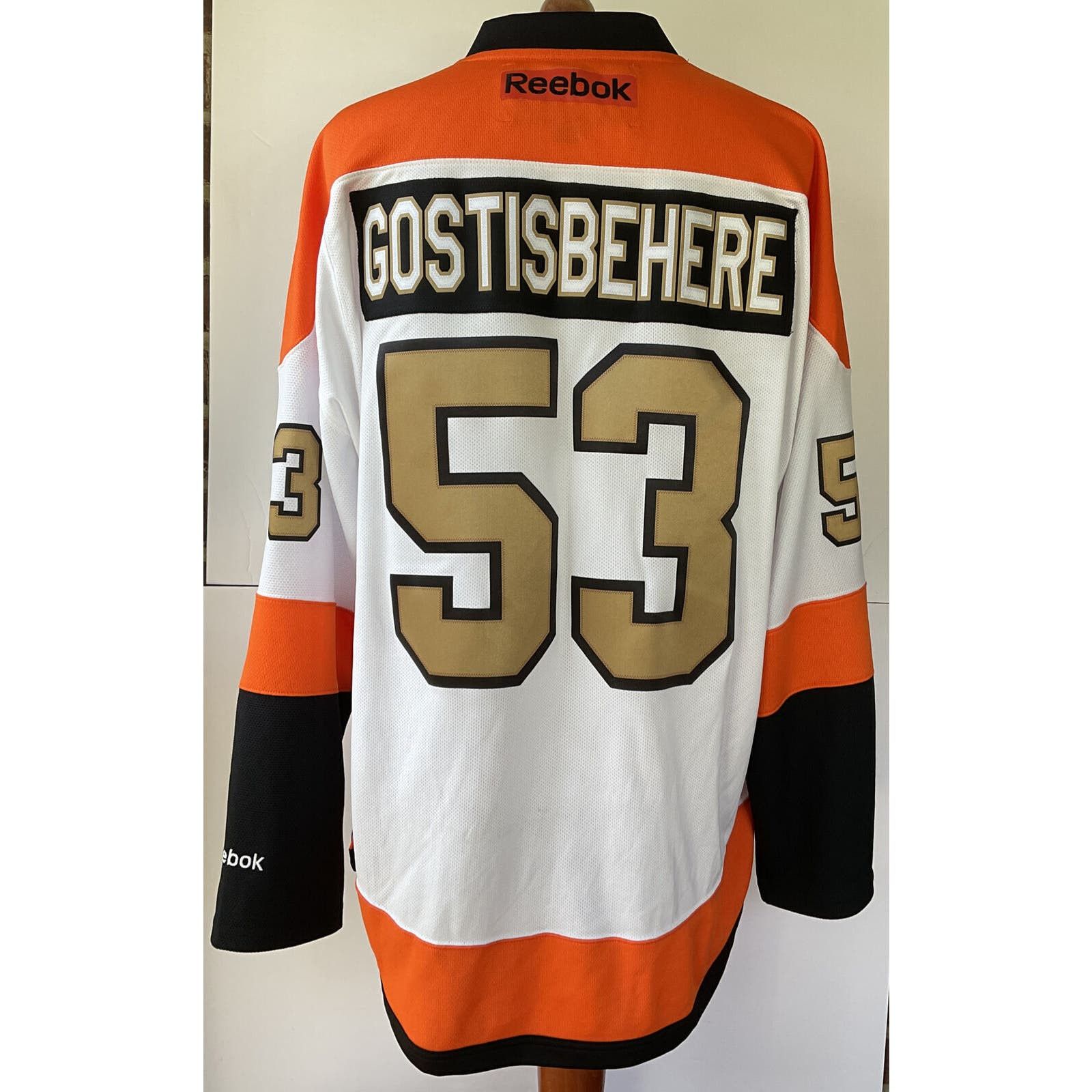 image of Reebok Philadelphia Flyers Shayne Gostisbehere Jersey Size XL in White, Men's