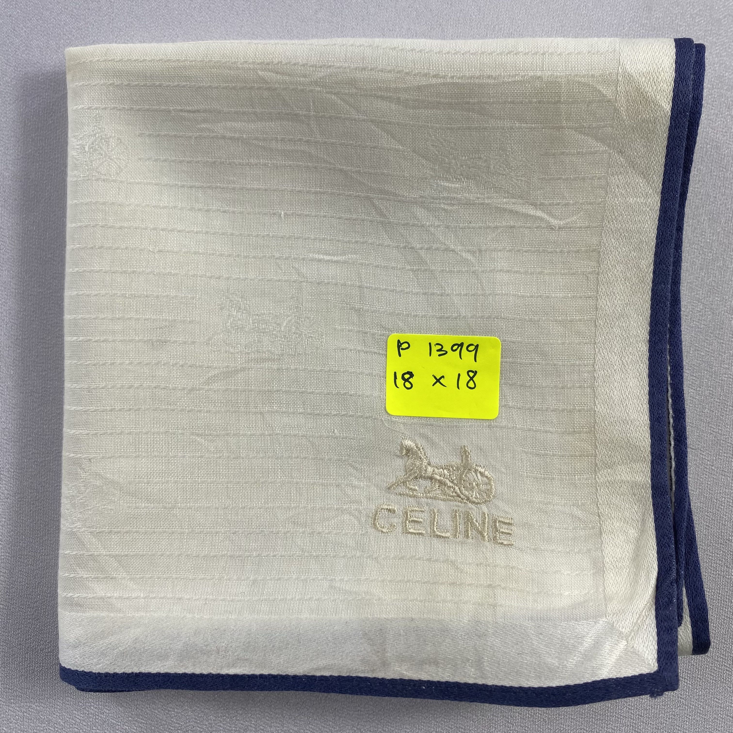 Celine × Vintage Celine Handkerchief / Neckerchief / Bandana-P1399 Size ONE SIZE - 5 Thumbnail