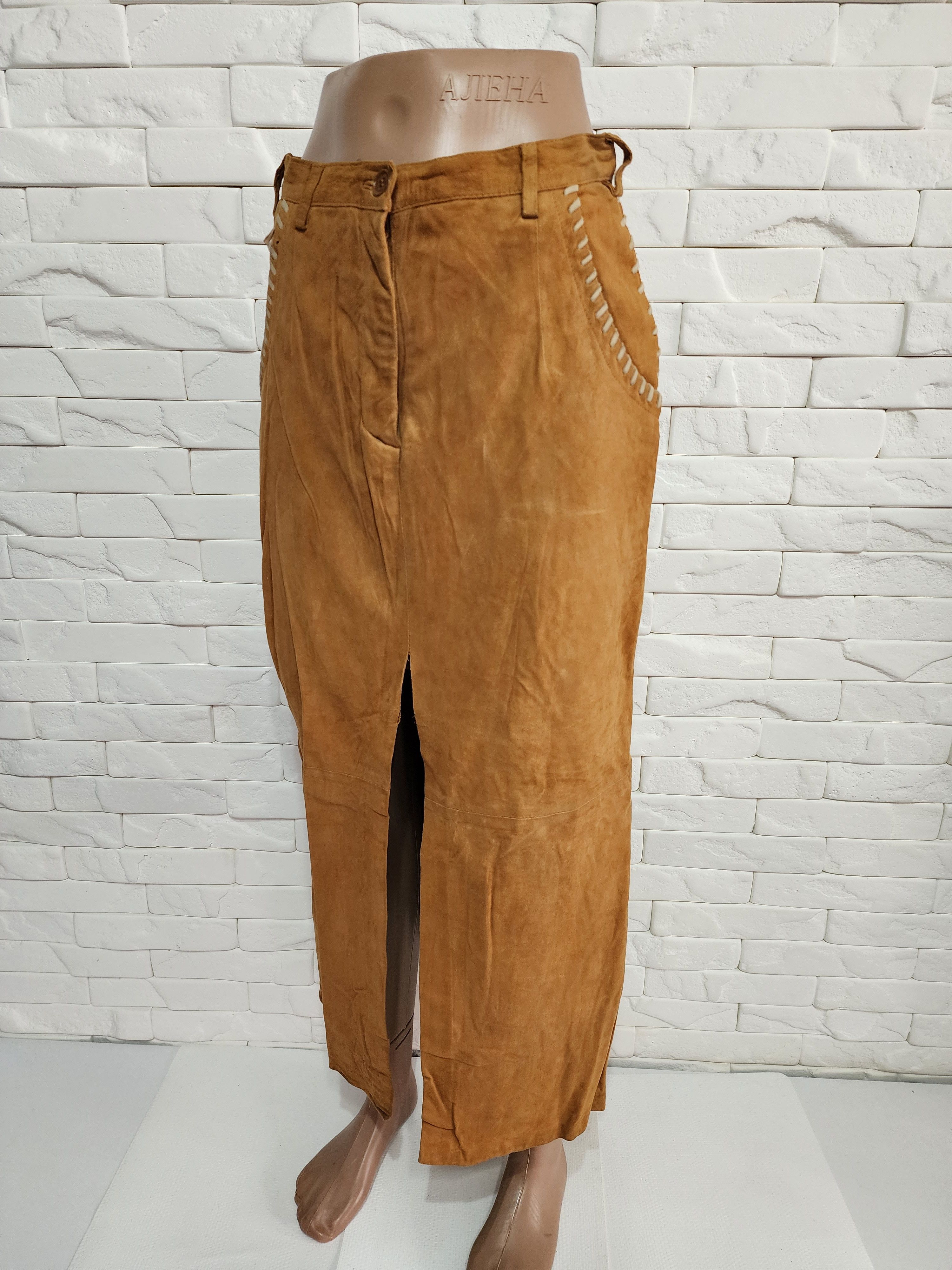 Other Leather skirt with decorative lacing. Size 27" / US 4 / IT 40 - 1 Thumbnail