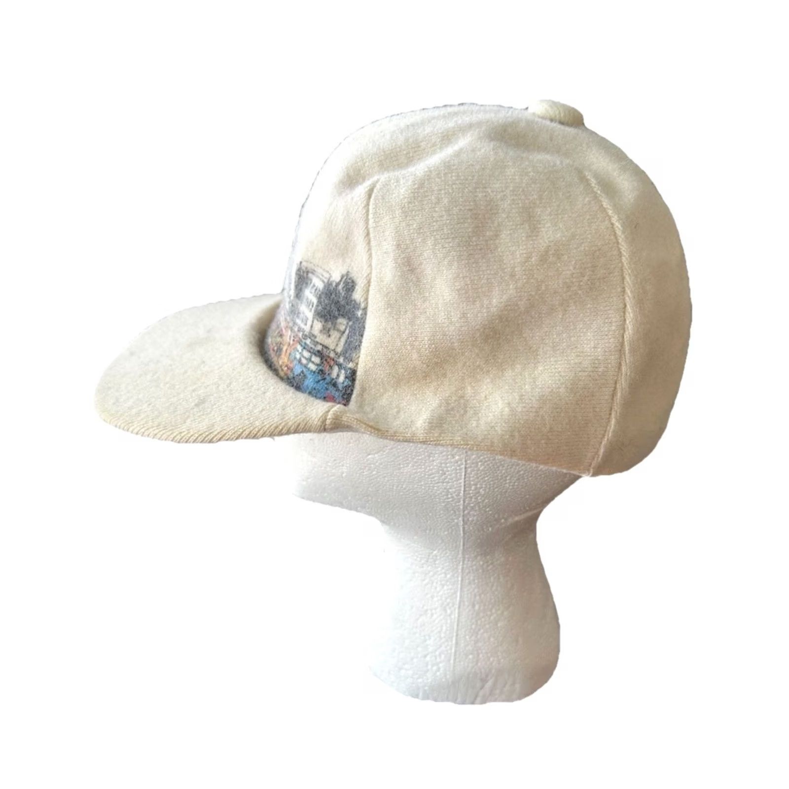 Kangol VINTAGE Kangol City Line Wool Flexfit Baseball Cap Hat Cream Size L Men Mens 90s RARE Size ONE SIZE - 5 Thumbnail