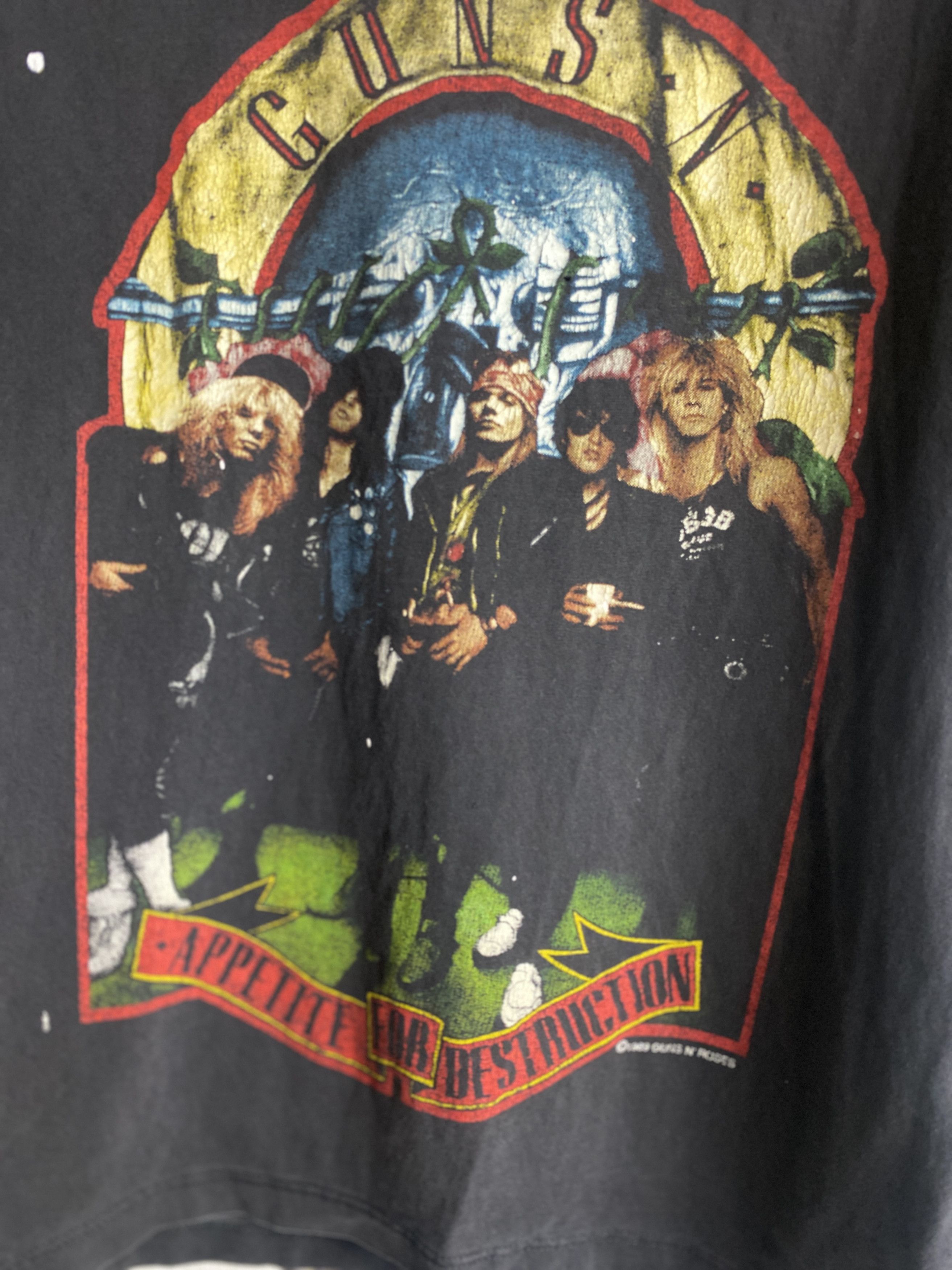 Band Tees × Guns N' Roses Vintage Appetite for destruction printed t-shirt tee Size US S / EU 44-46 / 1 - 2 Thumbnail