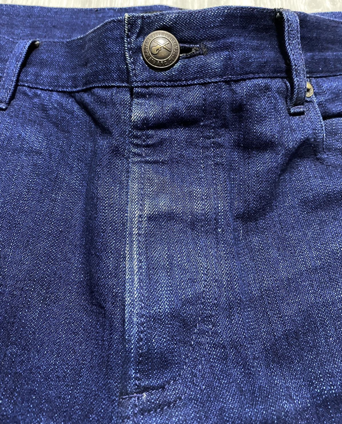 A.P.C. A.P.C. Rue Madame Paris Blue Cotton Jeans Denim Slim Fit Size US 31 - 12 Thumbnail
