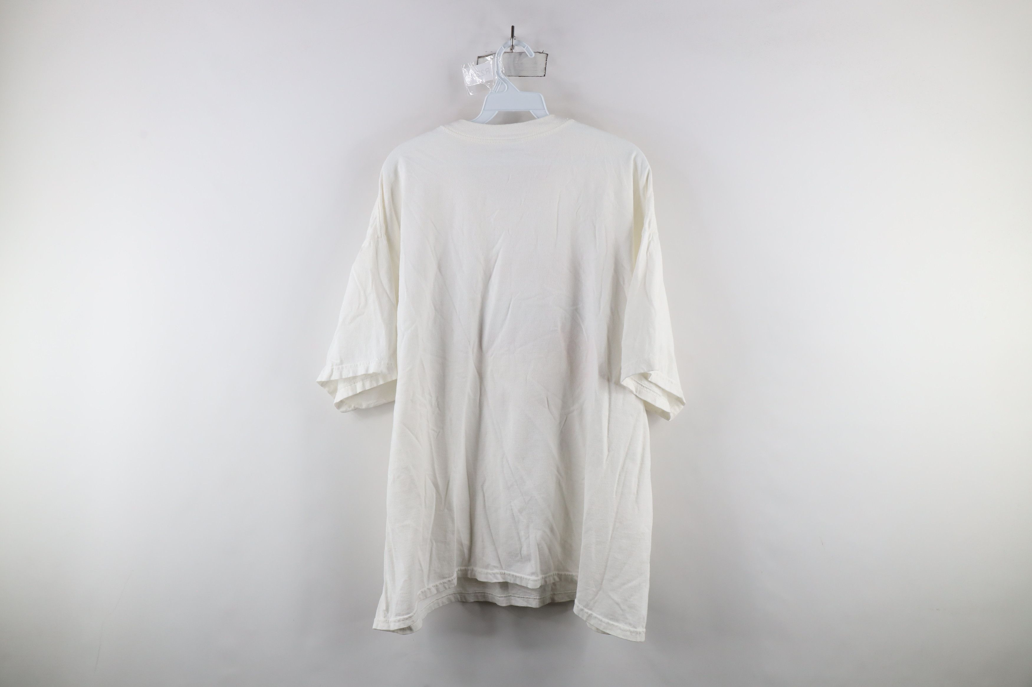 Vintage Vintage 90s Spell Out German Fest Short Sleeve T-Shirt White Size US XXL / EU 58 / 5 - 10 Thumbnail
