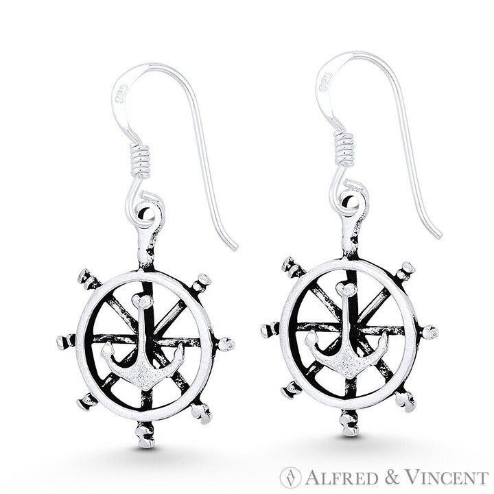 Other Ship's Helm / Sailor's Wheel Nautical Earrings Size ONE SIZE - 1 Preview