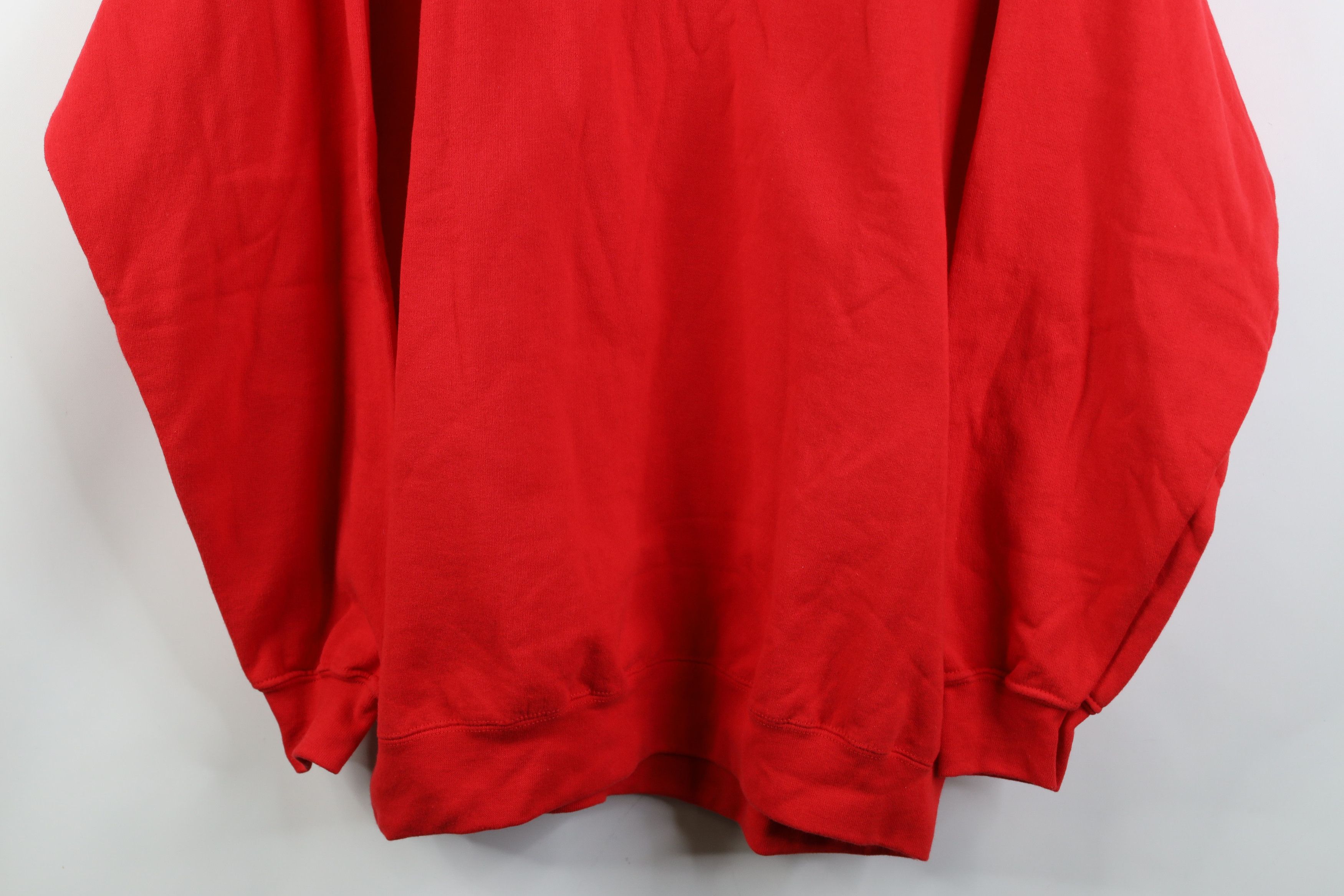 Vintage Vintage 90s Streetwear Maui Hawaii Flower Sweatshirt Red Size L / US 10 / IT 46 - 3 Thumbnail