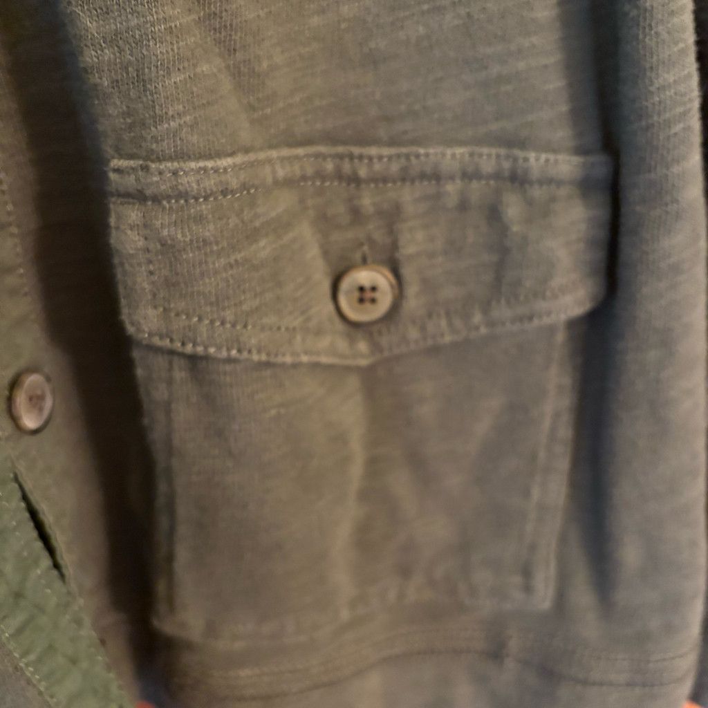 Eddie Bauer Eddie Bauer (Hunter Green) Button Down Sweatshirt Size XL / US 12-14 / IT 48-50 - 4 Thumbnail