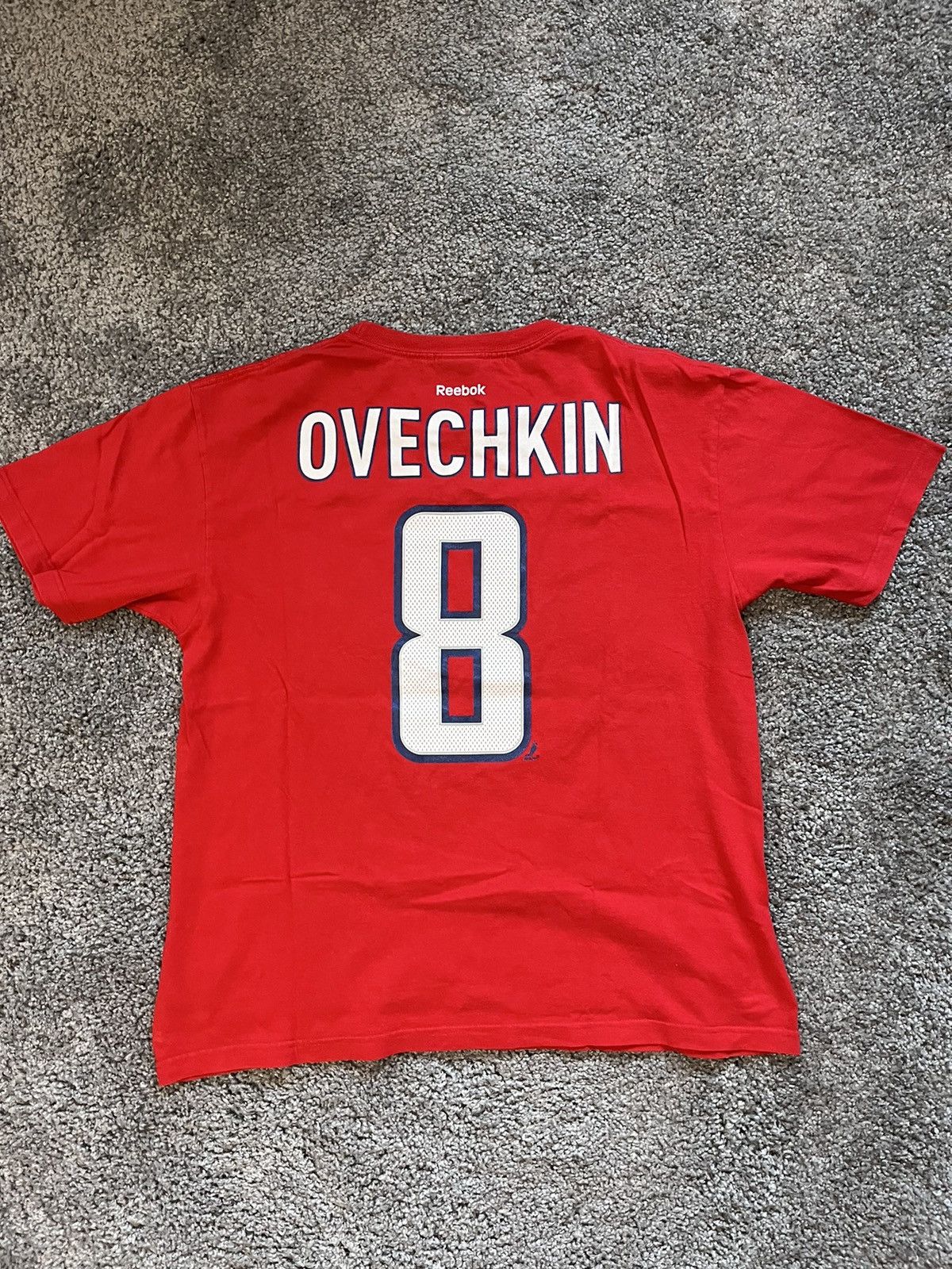 NHL × Reebok × Vintage Reebok Capitals Ovechkin t shirt 2000s Size US L / EU 52-54 / 3 - 1 Thumbnail