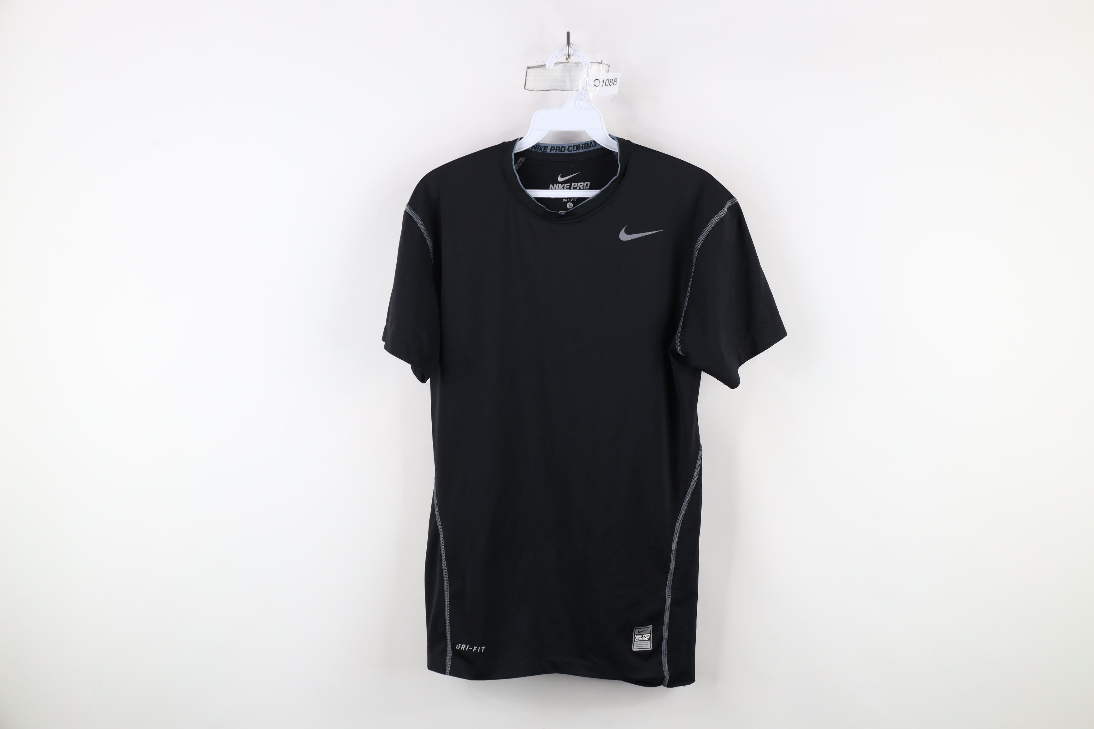 Nike × Vintage Nike Pro Combat Compression Training Short Sleeve T