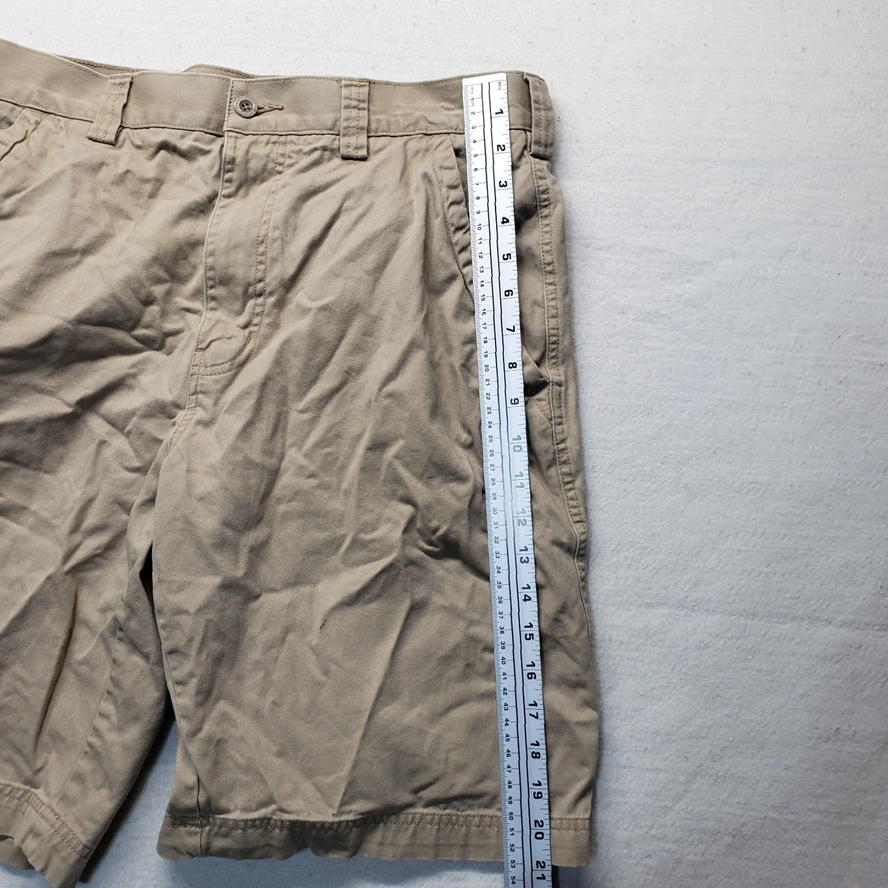 Perry Ellis Perry Ellis Brown Dress Shorts Flat Front 100% Cotton Adult Men's Size 34 Brown Polka Dot Flat Front 34 in Men Shorts Size US 34 / EU 50 - 5 Thumbnail