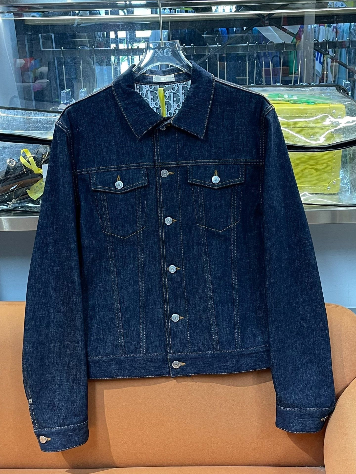 Dior Dior FW24 Denim Collar Button Jacket Size US M / EU 48-50 / 2 - 1 Thumbnail