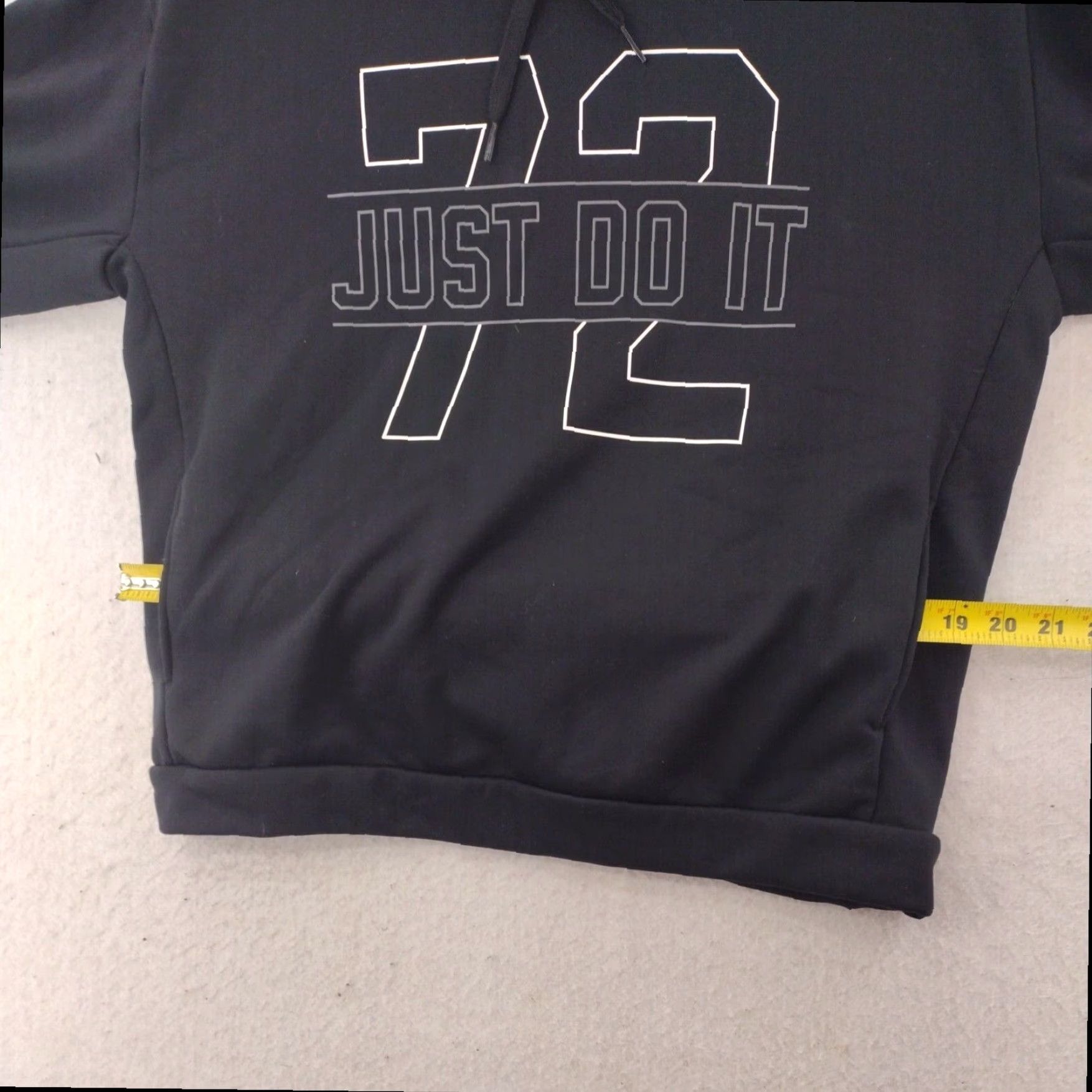 Nike Nike Sweatshirt Mens Small Maroon Just Do It Hoodie Size US S / EU 44-46 / 1 - 4 Thumbnail