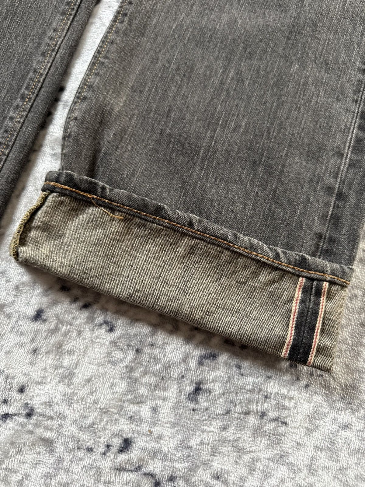 Edwin Rare Edwin 505 13.5 Oz Selvedge Wide Baggy Redline Jeans Size US 32 / EU 48 - 5 Thumbnail