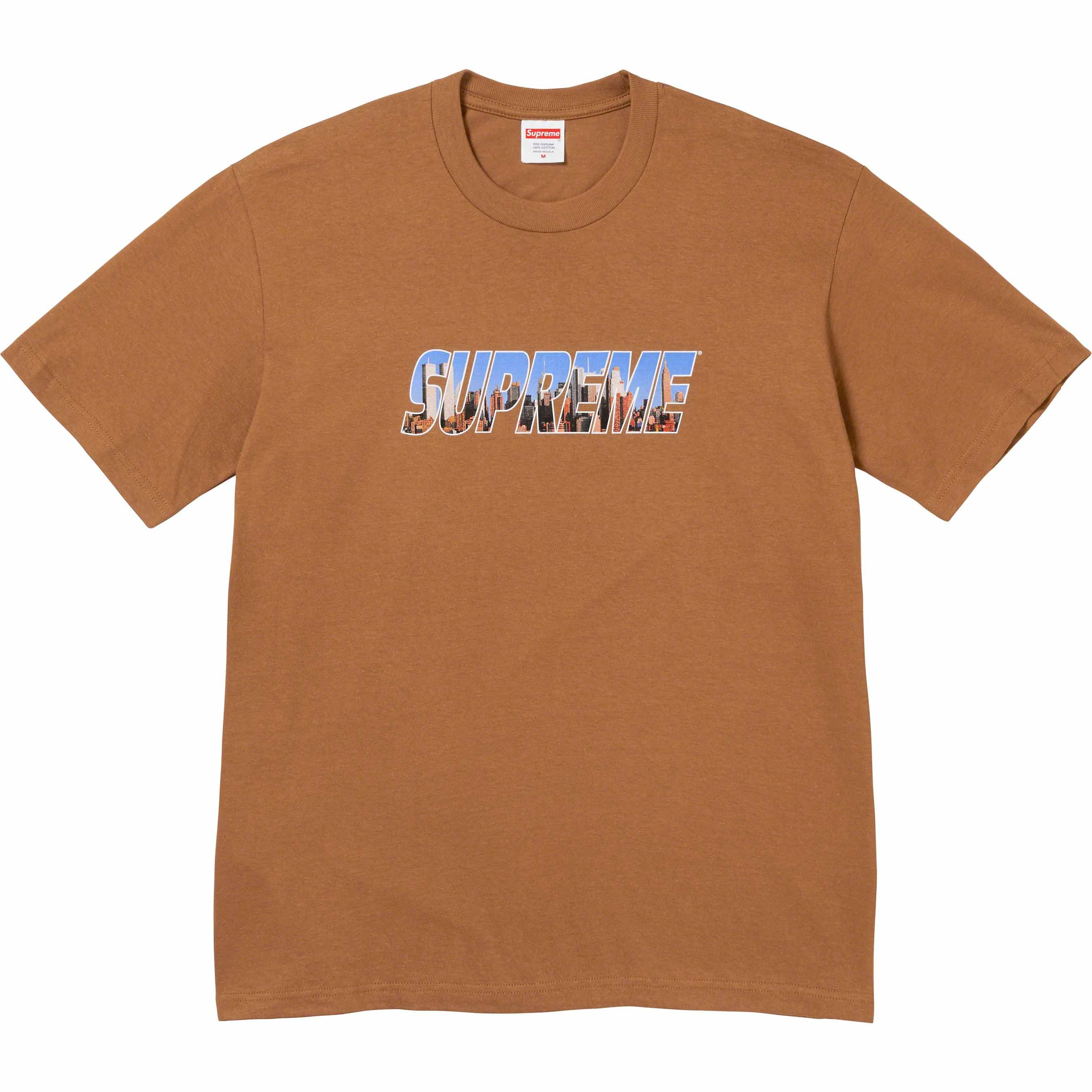 Supreme Supreme Gotham Tee - Light Brown - XXL - FW23 Size US XXL / EU 58 / 5 - 1 Thumbnail