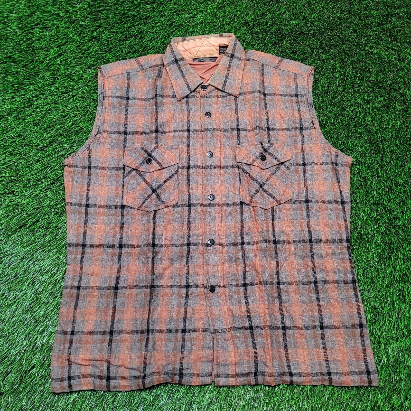 Other VTG 90s Grunge Plaid Flannel Shacket XL Oversized (Fits 2XL) Size US L / EU 52-54 / 3 - 1 Thumbnail