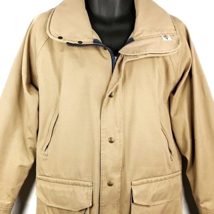 Vintage VINTAGE Columbia Gore Tex Field Jacket Mens Size Medium Beige 80s 90s Coat USA Size US M / EU 48-50 / 2 - 2 Thumbnail