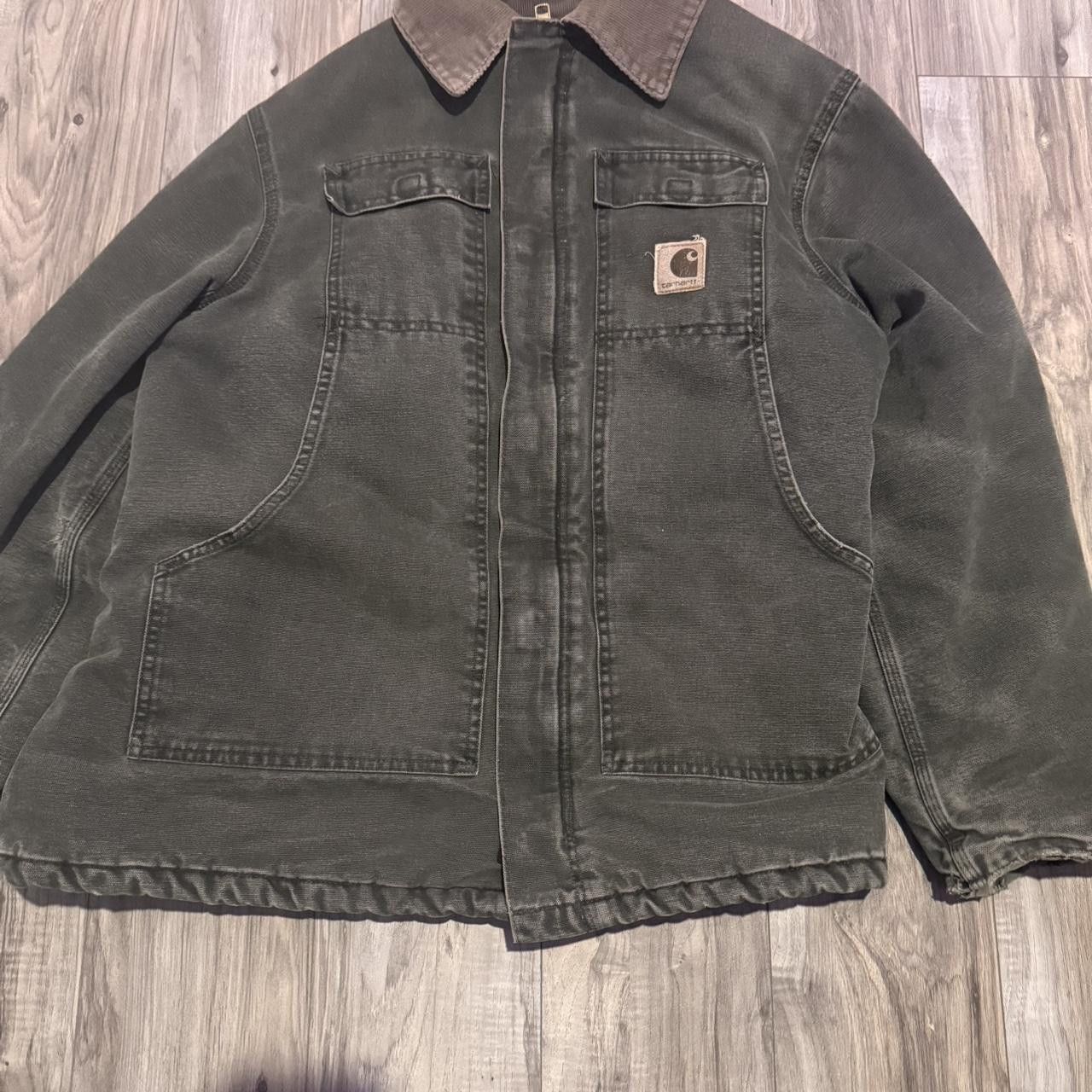 Carhartt トラディショナルジャケット C26MOS Carhartt C26MOS Moss Quilt Lined Arctic Coat