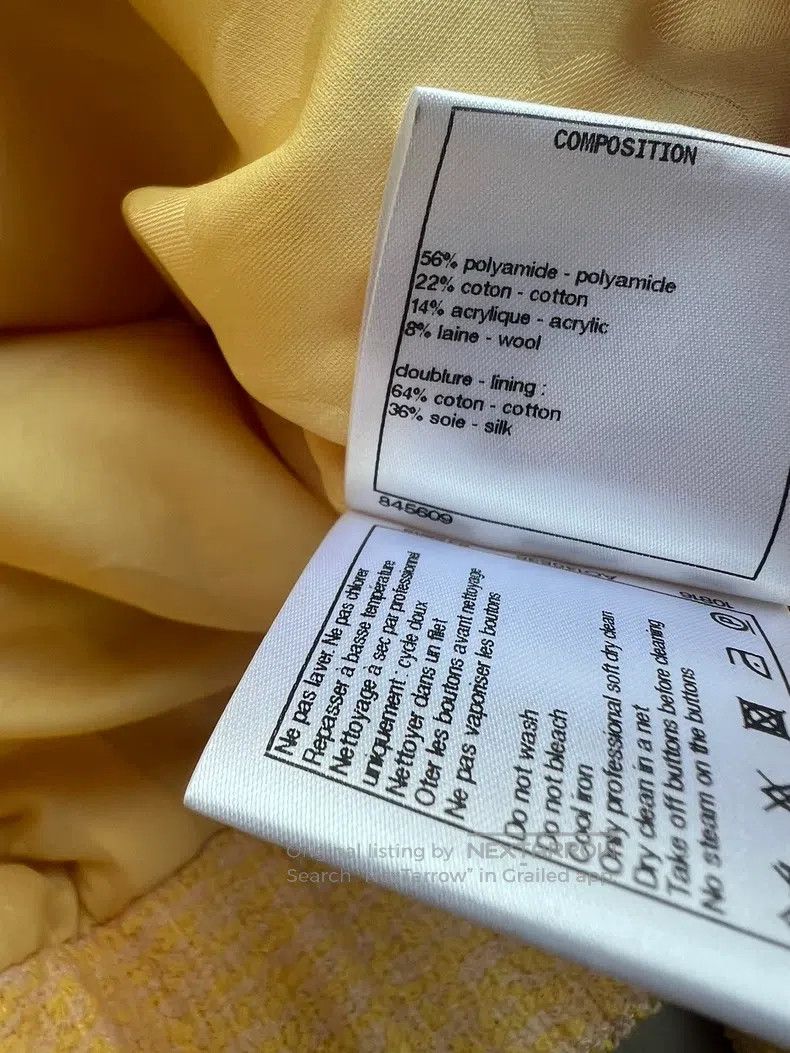 Chanel Chanel Chick yellow coat Size XS / US 0-2 / IT 36-38 - 7 Thumbnail