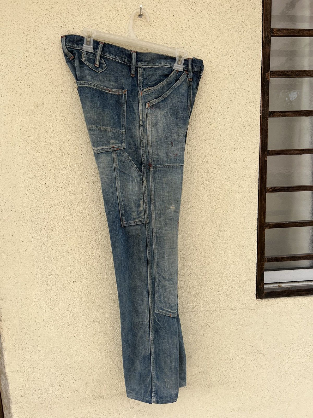 Full Count & Co. Vintage Full Count Japan Painter Denim Double Knee Work Pant Size US 30 / EU 46 - 22 Thumbnail