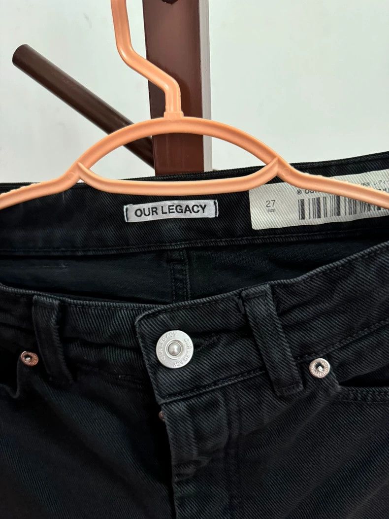 Our Legacy our legacy Classic all-black stitching Size US 27 - 3 Thumbnail